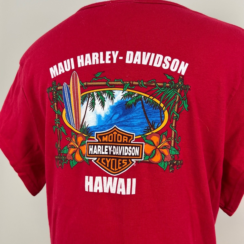 Vintage Harley-Davidson Maui Red Tee